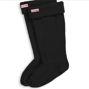 Women’s Hunter Tall Black Fleece Boot Socks Sz L